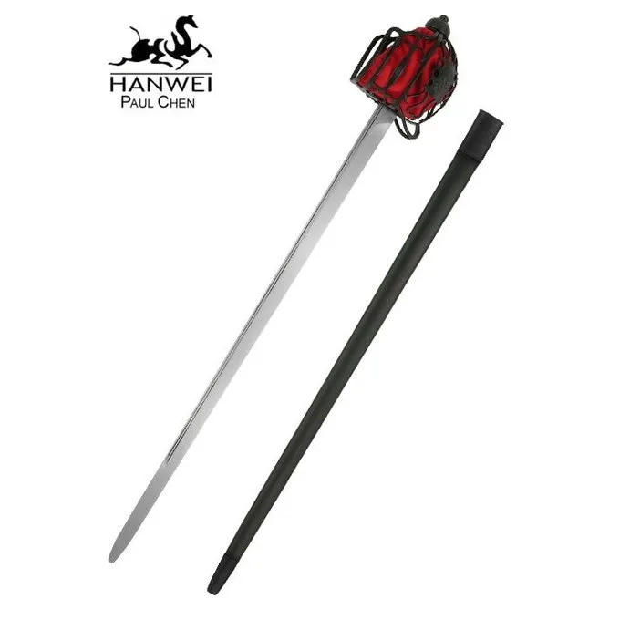 Hanwei Battle-ready Basket Hilt Backsword (bot 3 Mm) 4 Hanwei Battle-ready Basket Hilt Backsword (bot 3 Mm) - Afbeelding 2