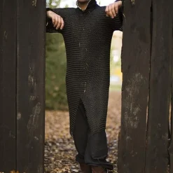 Epic Armoury Cavaleriemaliënkolder, Korte Mouwen, Zwart -Sabels Verkoopwinkel cavaleriemalienkolder korte mouwen zwart 4