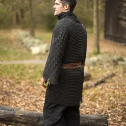 Epic Armoury Cavaleriemaliënkolder, Zwart Mild Steel -Sabels Verkoopwinkel cavaleriemalienkolder zwart mild steel 2