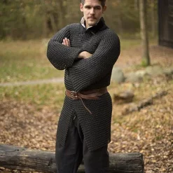 Epic Armoury Cavaleriemaliënkolder, Zwart Mild Steel -Sabels Verkoopwinkel cavaleriemalienkolder zwart mild steel 3