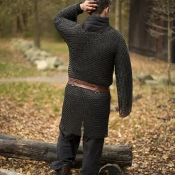 Epic Armoury Cavaleriemaliënkolder, Zwart Mild Steel -Sabels Verkoopwinkel cavaleriemalienkolder zwart mild steel 4