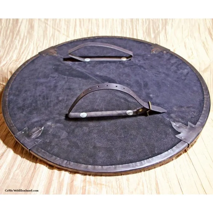 Deepeeka Houten Rondschild Met Kruis 5 Deepeeka Houten Rondschild Met Kruis - Afbeelding 3