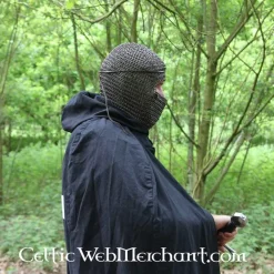 Maliënkap Met Driehoekig Vizier, Gebronsd, 8 Mm -Sabels Verkoopwinkel malienkap met driehoekig vizier gebronsd 8 mm 3