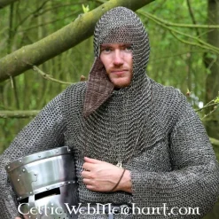 Ulfberth Maliënkap Met Driehoekig Vizier, Onbehandeld, 8 Mm