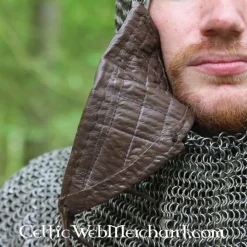 Ulfberth Maliënkap Met Driehoekig Vizier, Ronde Ringen - Ronde Klinknagels, 8 Mm 10 Ulfberth Maliënkap Met Driehoekig Vizier, Ronde Ringen - Ronde Klinknagels, 8 Mm -Sabels Verkoopwinkel malienkap met driehoekig vizier ronde ringen ronde 2