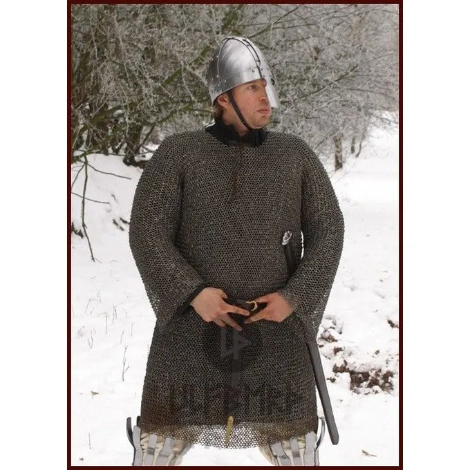 Ulfberth Maliënkolder Met Halflange Mouwen, Gemixte Platte Ringen - Wigvormige Nagels, 8 Mm 3 Ulfberth Maliënkolder Met Halflange Mouwen, Gemixte Platte Ringen - Wigvormige Nagels, 8 Mm